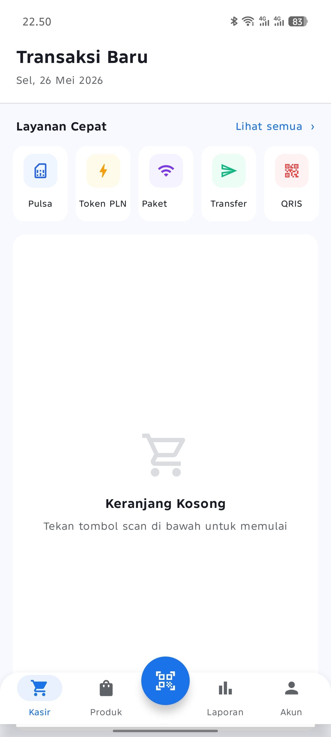 Aplikasi kasir Android